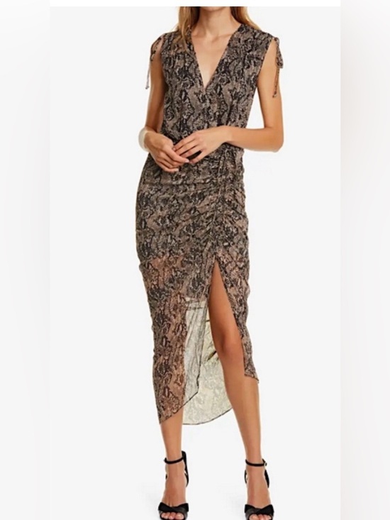 Veronica Beard Dresses & Skirts - VERONICA BEARD BRAND NEW WITH TAGS TEAGAN DRESS SIZE 0 SILK RUCHED LINED